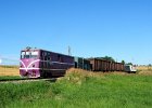 2020.08.27 JHMD T47.019 Jindřichův Hradec - Nová Bystřice Güterverkehr Rollbock (5)